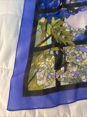 100% silk reversible scarf